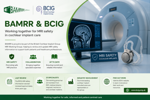 British Cochlear Implant Group MRI working group